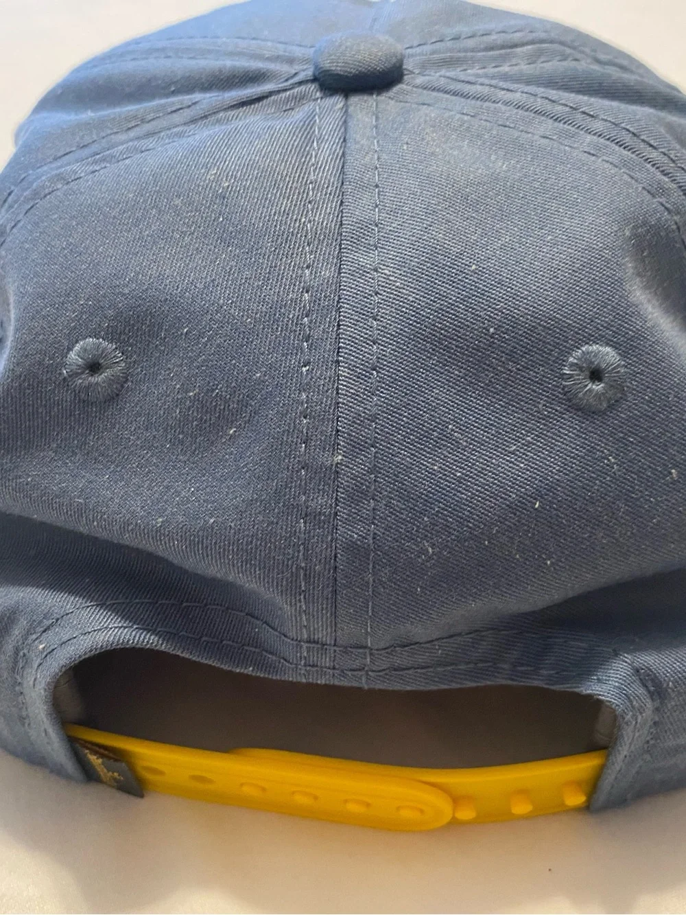 ROVE Steamboat, Colorado Cap Blue with Yellow Mountain Design Patch 100% Cotton
